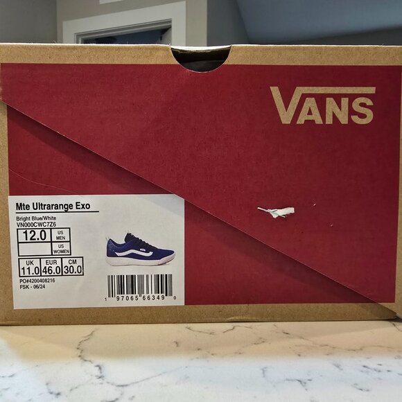VANS MTE UltraRange EXO VN000CWC7Z6 Blue Mens Size 12 Skate Trail Hike Shoes - Picture 8 of 8